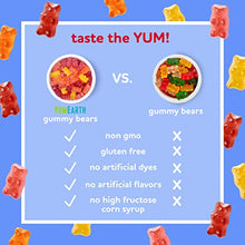 Load image into Gallery viewer, YumEarth Gluten Free Fruit Flavored Gummy Bears, Assorted Flavors, 43 Snack Packs, Allergy Friendly, Gluten Free, Non-GMO, No Artificial Flavors or Dyes, 0.7 Ounce (Pack of 43)
