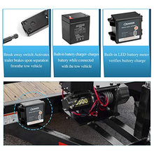 Load image into Gallery viewer, BUNKER INDUST Trailer Brakes Breakaway Kit with Charger, LED Indicator, Switch, 12V 5AH Battery for Trailer Caravan
