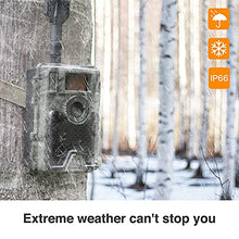 Load image into Gallery viewer, WingHome 4G-LTE Trail Camera with Solar Panel Battery Charger Kit, Wildlife Cellular Camera with SIM Card Phone APP
