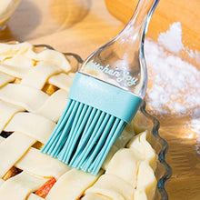 Load image into Gallery viewer, Teal Silicone Pastry Brush for Cooking and Baking, Basting Brush for Oil and Sauce , BBQ Grill Brush Kitchen Joy - Ideal as Turkey Baster, Cooking Brush &amp; Food Pastry Brush for Baking
