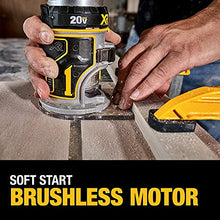 Load image into Gallery viewer, DEWALT 20V Max XR Cordless Router, Brushless, Tool Only (DCW600B)
