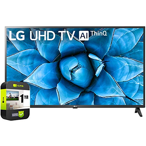 LG 55UN7300PUF 55 inch UHD 4K HDR AI Smart TV 2020 Model Bundle with 1 Year Extended Protection Plan