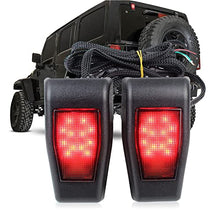 Load image into Gallery viewer, Atubeix LED 3rd Brake Lights Tailgate Rear Lamp for Wrangler JK 07-17 2 pcs (Red)
