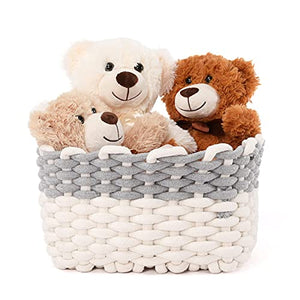 MorisMos 3 Packs Teddy Bear Stuffed Animals Plush - 13.5 Inches Height Cute Plush Toys in 3 Color Light Brown,Dark Brown,White Teddy Bears - 3 Pcs Little Bear Stuffed Animals