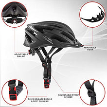 Load image into Gallery viewer, TeamObsidian Airflow Bike Helmet - for Adult Men &amp; Women and Youth/Teenagers - CPSC Certified Bicycle Helmets for Road, Urban, Street or Mountain Biking - Best Cycling Gift Idea - [ Black S/M ]

