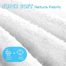Load image into Gallery viewer, Raniaco Baby Bath Towel,Hooded Baby Towels with Bear Ears,Super Soft,Absorbent,Organic 100% Bamboo Baby Towel for Newborn,Toddler,Infant,One Size,Unisex,White-2 Free Pacifier Clips

