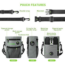 Load image into Gallery viewer, SOMEITY Dog Treat Pouch for Training, Built-in Poop Bag Dispenser, Easily Carries Pet Toys, Kibble and Treats, Running Waist Bag, Fanny Pack
