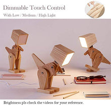 Load image into Gallery viewer, HROOME Kids Table Lamp - Wooden Dog and Dinosaur Desk Lamp
