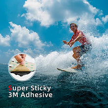 Load image into Gallery viewer, Abahub 3 Piece EVA Surfboard Deck Traction Pads with Kicker for Stomp Skimboards, Surf Boards, Funboard, Fish Board, White
