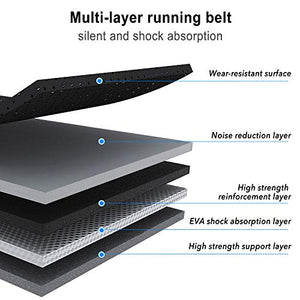 MaxKare Folding Treadmill Electric Motorized Running Machine 17'' Wide Tread Belt w/Incline LCD Display and Cup Holder Easy Assembly with 15 Preset Programs Perfect for Home Use