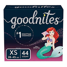 Load image into Gallery viewer, Goodnites Bedwetting Underwear for Girls, XS, 44 Ct, Packaging May Vary

