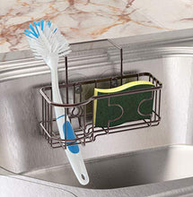 Load image into Gallery viewer, SimpleHouseware Kitchen Sink Caddy Organizer for Brush Sponge Holder, Bronze
