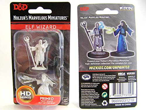 Dungeons & Dragons Nolzur`s Marvelous Unpainted Miniatures: W9 Male Elf Wizard