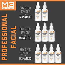 Load image into Gallery viewer, M3 Naturals Professional Facial Infused with Clinically Proven Fision Wrinkle Fix, Collagen, Stem Cell, and Vitamin C to Help Lift and Firm Face Under Eye Dark Circles Anti Aging Serum 1 fl oz
