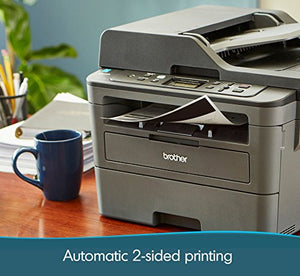Brother Monochrome Laser Printer, Compact Multifunction Printer and Copier, DCPL2550DW, Amazon Dash Replenishment Ready, Black
