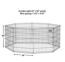 Load image into Gallery viewer, MidWest Homes for Pets Folding Metal Exercise Pen / Pet Playpen
