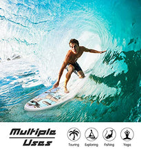 Load image into Gallery viewer, Upgraded 10'6 Inflatable Stand Up Paddle Board, Paddleboards with Adjustable Paddle, Non-Slip Deck, Safety Leash, Backpack, 3 Detachable Fins, Hand Pump, Repair Kit for Youth and Adults, Graffiti
