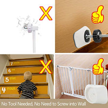 Load image into Gallery viewer, Vmaisi Baby Gate Wall Cup Protector Make Pressure Mounted Safety Gates More Stable - Wall Damage-Free - Fit for Doorway, Door Frame, Baseboard - Work on Dog &amp; Pet Gates
