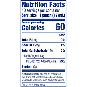 Capri Sun Strawberry Kiwi Naturally Flavored Kids Juice Drink Blend (10 ct Box, 6 fl oz Pouches)