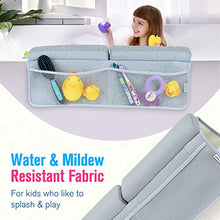 Load image into Gallery viewer, Elis &amp; Alis Bath Kneeler with Elbow Rest Pad, Baby Bath Kneeling Set, Knee and Elbow Cushioned Support, Water Resistant Fabric, Mesh Pocket for Infant Toys &amp; Bathing Accessories
