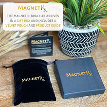 Load image into Gallery viewer, MagnetRX® Pure Copper Magnetic Bracelet - Arthritis Pain Relief &amp; Carpal Tunnel Magnetic Therapy Copper Bracelets - Adjustable Wide Copper Cuff Bracelet with 12 Magnets (Brushed Copper, M/L)
