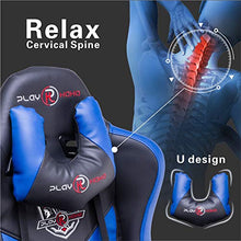 Load image into Gallery viewer, PLAY PH HAHA.Ergonomic Gaming Chair Racing Style Office Chair with with Bigger High Backrest and Cushion Larger armrest
