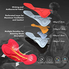 Load image into Gallery viewer, Souke Sports Men's Thermal Fleece Cycling Pants 4D Padded Bike Biking Tights for Winter (Fleece Black, Large)
