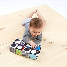 Load image into Gallery viewer, Baby Einstein Infinity Block High Contrast Soft Block Toy, Newborns and up
