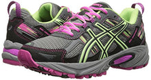 Load image into Gallery viewer, ASICS Women's Gel-venture 5 Running Shoe, Titanium/Pistachio/Pink Glow, 8.5 M US
