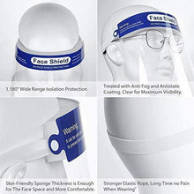 Load image into Gallery viewer, 2 Pack | 5 Pack | 10 Pack Safety Face Shield, All-Round Protection Headband with Clear Anti-Fog Lens, Lightweight Transparent Shield with Stretchy Elastic Band (10)
