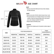 Load image into Gallery viewer, BALEAF Women&#39;s Windproof Thermal Softshell Cycling Running Winter Jacket Biking Cold Weather Waterproof Warm Black Size L

