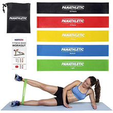 Load image into Gallery viewer, Resistance Loop Bands - Exercise Bands - Fitness Bands, Set of 5, with Exercise Guide, eBook and Carry Bag – 5X Power Body Workout Band for Legs and Butt, Yoga, Crossfit, Strength Training, Pilates
