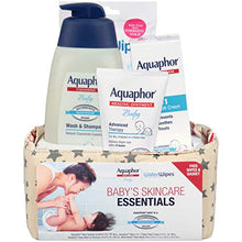 Load image into Gallery viewer, Aquaphor Baby Welcome Gift Set, Free WaterWipes and Bag Included, Healing Ointment, Wash &amp; Shampoo, 3 in 1 Diaper Rash Cream, 5 Piece
