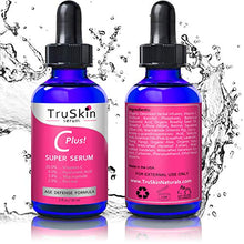 Load image into Gallery viewer, TruSkin Vitamin C-Plus Super Serum, Anti Aging Anti-Wrinkle Facial Serum with Niacinamide, Retinol, Hyaluronic Acid, and Salicylic Acid, 1 oz

