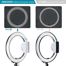 Load image into Gallery viewer, Neewer Ring Light Kit:18&quot;/48cm Outer 55W 5500K Dimmable LED Ring Light, Light Stand, Carrying Bag for Camera,Smartphone,YouTube,TikTok,Self-Portrait Shooting, Black, Model:10088612
