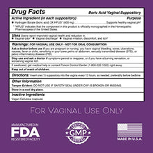 Load image into Gallery viewer, Boric Acid Suppositories - Helps Fight Against BV, Yeast Infections - Manages Odor - Promote pH Balance for Women Vaginal Health - 30-Count Medical Grade Boric Acid (600mg) + 7 Applicators
