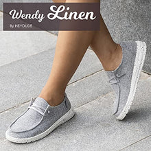 Load image into Gallery viewer, Hey Dude Women's Wendy L Linen Size 10 | Women’s Shoes | Women’s Lace Up Loafers | Comfortable &amp; Light-Weight
