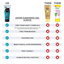 Load image into Gallery viewer, All Good Sports Mineral Sunscreen Butter Stick for Face, Nose, Ears - UVA/UVB Broad Spectrum SPF 50, Coral Reef Friendly, Water Resistant, Zinc Oxide, Coconut Oil, Beeswax, Vitamin E (2.75 oz)(2-pack)
