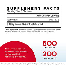 Load image into Gallery viewer, Jarrow Formulas Quercetin 500 mg, Supports Antioxidant Status, Cardiovascular &amp; Immune Health, No Flavor, 200 Count
