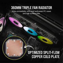 Load image into Gallery viewer, Corsair iCUE H150i Elite Capellix Liquid CPU Cooler, RGB Pump + Fans, 360mm
