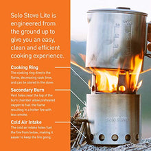Load image into Gallery viewer, Solo Stove &amp; Pot 900 Combo: Ultralight Wood Burning Backpacking Cook System. Lightweight Kitchen Kit for Backpacking, Camping, Survival. Burns Twigs, No Batteries or Liquid Fuel Gas Canister Required
