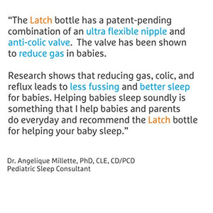 Munchkin Latch Anti-Colic Baby Bottle with Ultra Flexible Breast-like Nipple, BPA Free, 4 Ounce