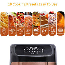 Load image into Gallery viewer, Fit Choice 2021 12.7 Quart 10 in 1 XLarge Capacity Air Fryer Oven, 10 Accessories, 10 Easy Presets W/ Digital Touch Screen Controls &amp; Integrated Digital Temperature Probe, Advanced Program, Sear, Stage, Preheat, Delay, Warm, Rotisserie, W/Light, Come W/ N
