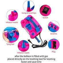 Load image into Gallery viewer, PCFING Electric Air Balloon Pump and Balloon Tying Tool in One,110V 600W Portable Dual Nozzles Electric Balloon Inflator for Party with Extra Accessories
