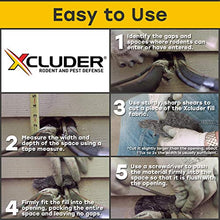 Load image into Gallery viewer, Xcluder Rodent Control Fill Fabric; Large DIY Kit; Steel Wool Blend; Protect Commercial &amp; Residential Properties from Rats and Mice (162758A)
