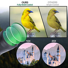 Load image into Gallery viewer, 20X50 Binoculars for Adults Kids, with Clear Low Light Vision, Powerful Binoculars for Bird Watching Hunting Stargazing
