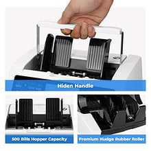 Load image into Gallery viewer, MUNBYN Bank Grade Money Counter Machine Mixed Denomination, Value Counting, Serial Number, Multi Currency, 2CIS/UV/IR/MG/MT Counterfeit Detection, Printer Enabled Bill Value Counter for Small Business

