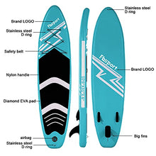 Load image into Gallery viewer, FBSPORT 10'6'' Premium Inflatable Stand Up Paddle Board, Yoga Board with Durable SUP Accessories &amp; Carry Bag | Wide Stance, Surf Control, Non-Slip Deck, Leash, Paddle and Pump for Youth &amp; Adult

