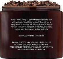 Load image into Gallery viewer, Brooklyn Botany Arabica Coffee Body Scrub - Moisturizing and Exfoliating Body, Face, Hand, Foot Scrub - Fights Stretch Marks, Fine Lines, Wrinkles - Great Gifts for Women &amp; Men - 1.35lb
