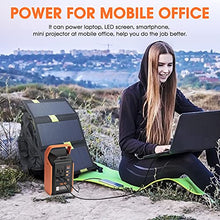 Load image into Gallery viewer, 83Wh Portable Power Station, Takki Camping Solar Generator Power Bank with Flashlight and 110V AC Outlet Battery Backup for Camping, Home, Laptop, Emergency (Solar Panel Not Included)
